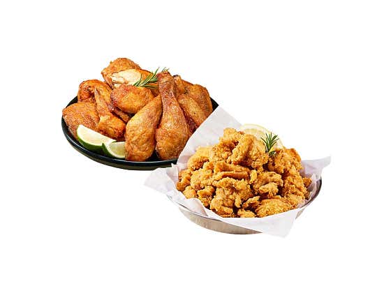 SET6 또봉이통닭 + 순살치킨 메뉴 사진(네이버)