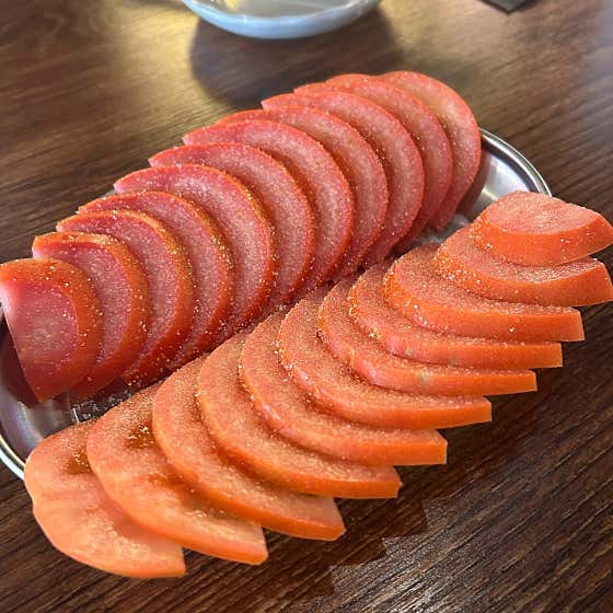 설탕토마토 메뉴 사진(네이버)