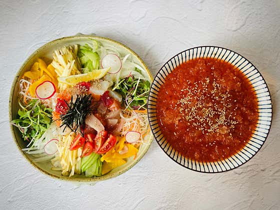 계절 살얼음 물회 메뉴 사진(네이버)