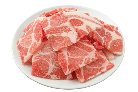 옛날삼겹살 100g 메뉴 사진(네이버)