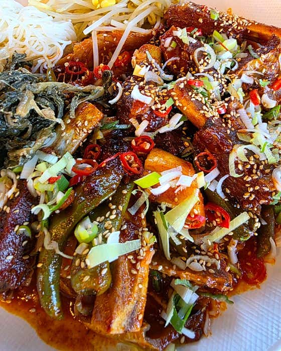 코다리조림 소 메뉴 사진(네이버)