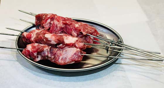 왕양등심꼬치6p(240g) 메뉴 사진(네이버)