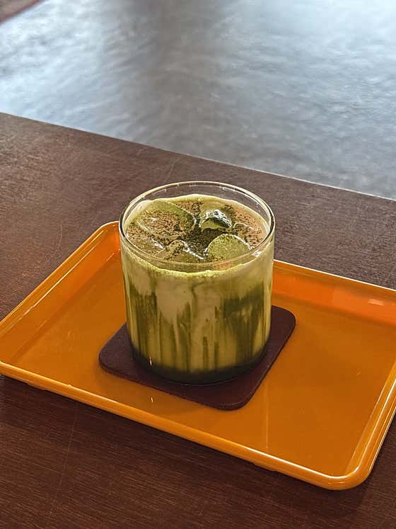 제주 말차라떼 메뉴 사진(네이버)