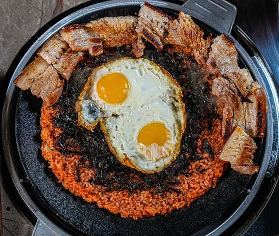 제육볶음밥 메뉴 사진(네이버)