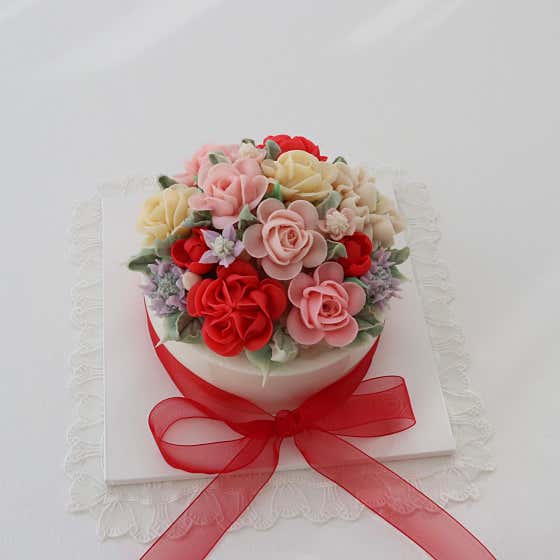 앙금플라워 떡케이크 1호 15cm 메뉴 사진(네이버)