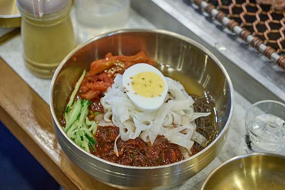 비빔회냉면 메뉴 사진(네이버)