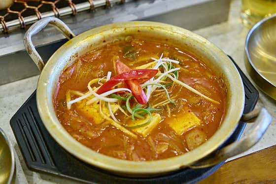 숙성 흑돼지 김치찌개 메뉴 사진(네이버)