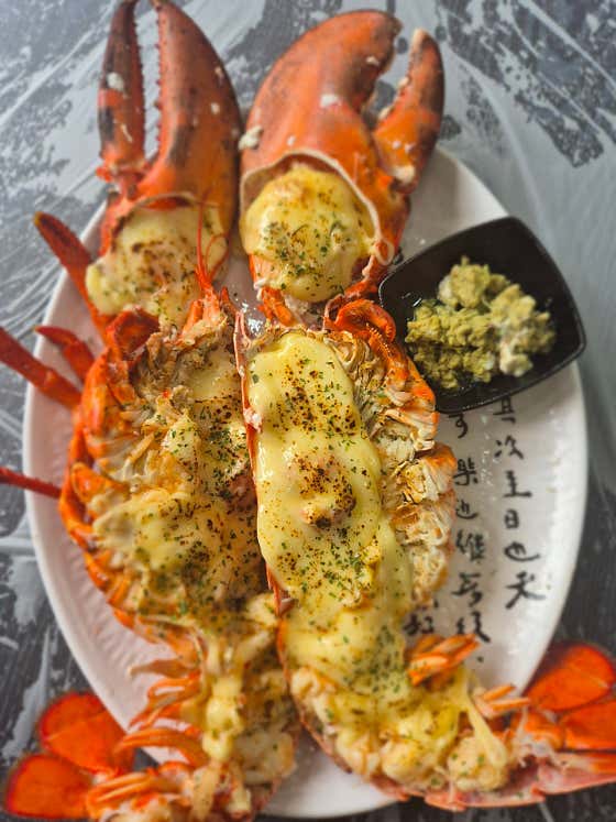 랍스터 치즈구이(랍스터kg + 추가) 메뉴 사진(네이버)