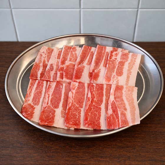 냉동삼겹살 메뉴 사진(네이버)