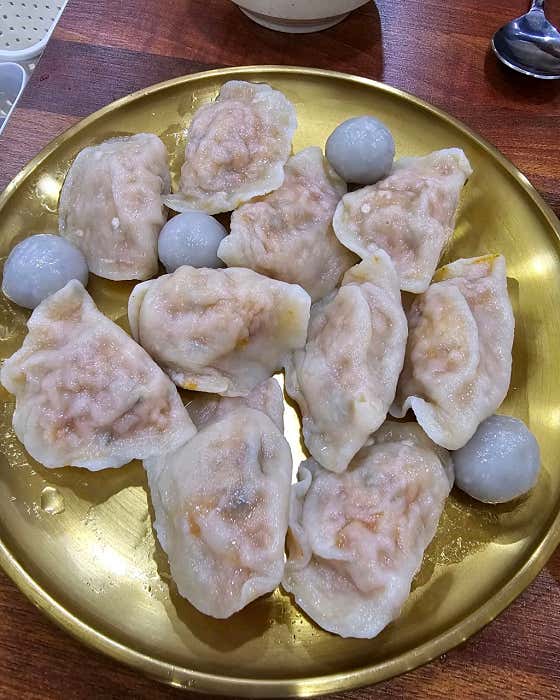찐만두 메뉴 사진(네이버)