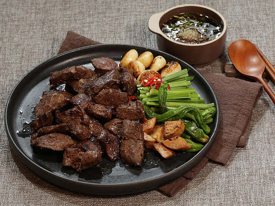 신선 직화 소염통 메뉴 사진(네이버)