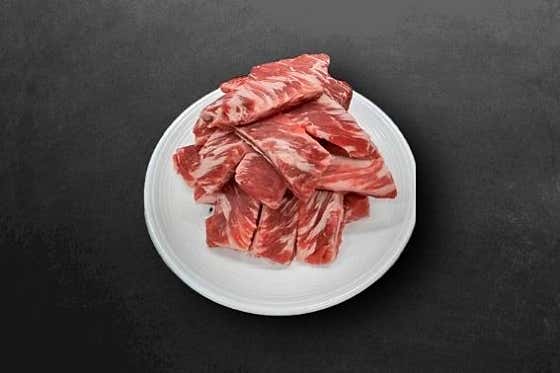生 소갈비살 메뉴 사진(네이버)