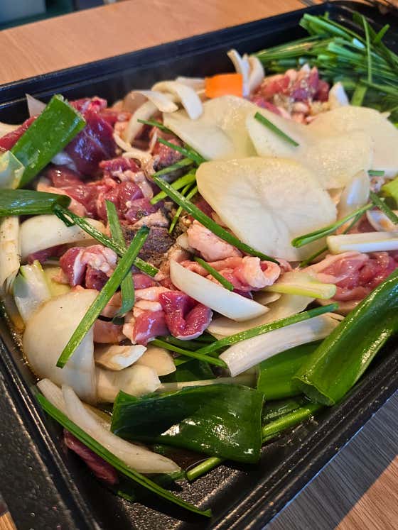 오리불고기 한마리 메뉴 사진(네이버)