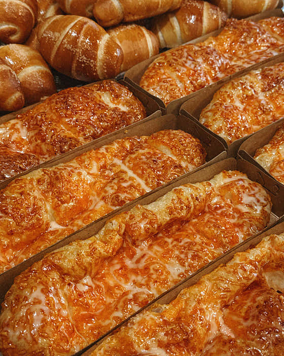 명란치즈바게트 메뉴 사진(네이버)