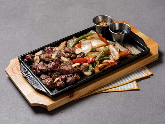 소고기 큐브 스테이크 250g 메뉴 사진(네이버)