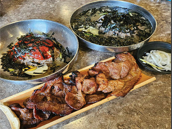 메밀소바(물막국수) 메뉴 사진(네이버)