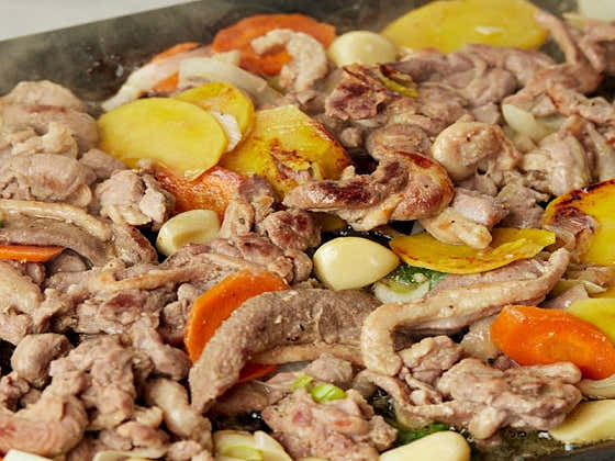 마늘오리로스구이 반마리 메뉴 사진(네이버)