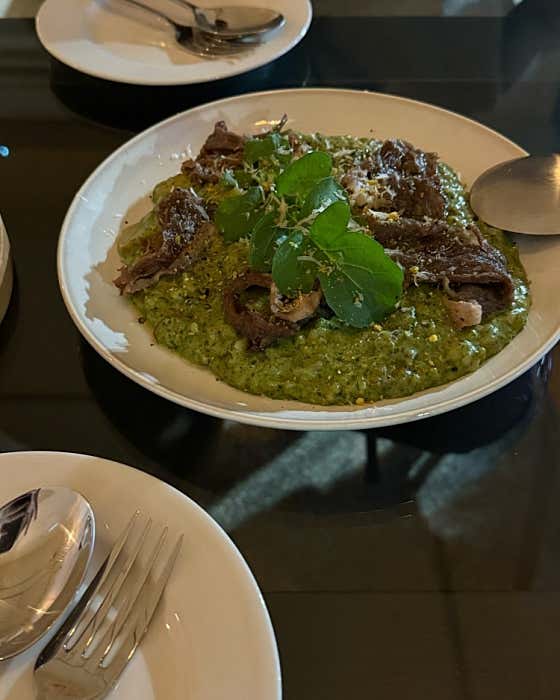 시금치리조또 메뉴 사진(네이버)