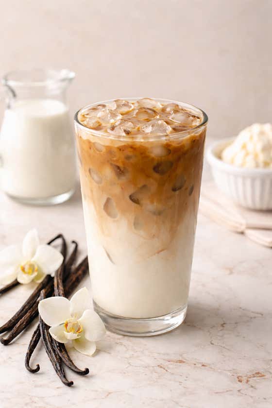 바닐라라떼 메뉴 사진(네이버)