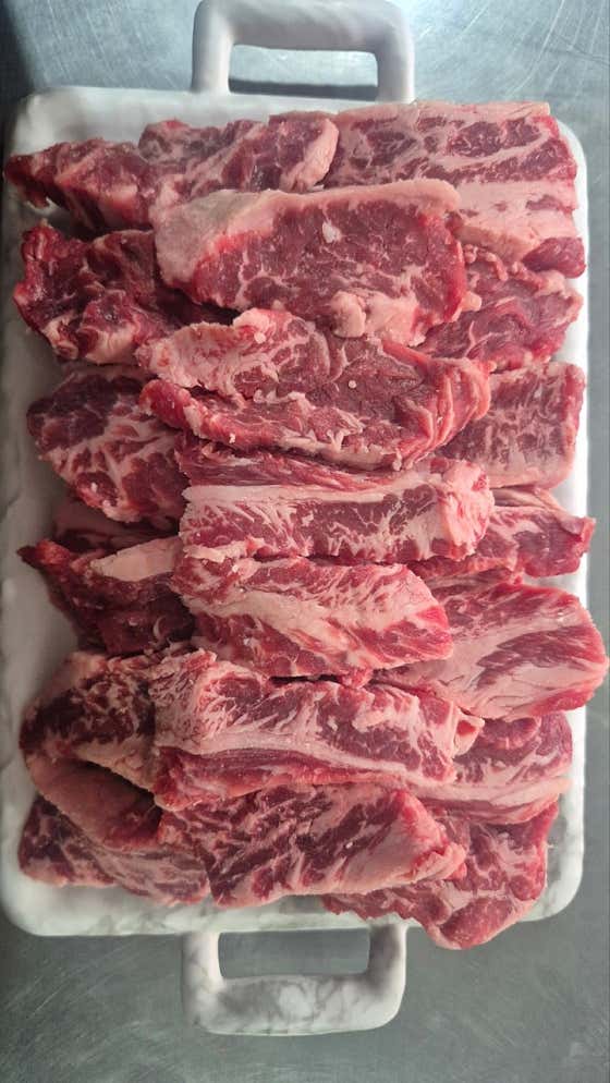 소 갈비살 200g 메뉴 사진(네이버)