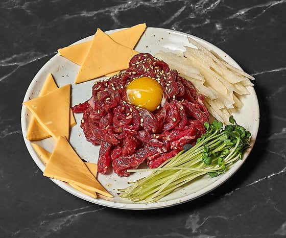 한우++육회(150g) 메뉴 사진(네이버)