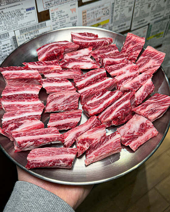 1++생갈비살2인(300g+된찌) 메뉴 사진(네이버)