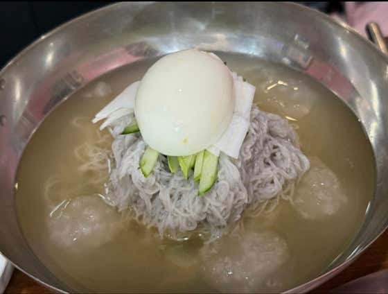 명량물냉면 메뉴 사진(네이버)