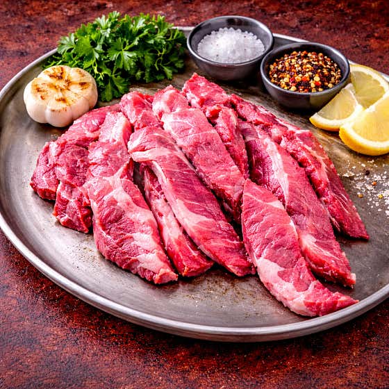 소갈비살(미국산) 1인분, 150g 메뉴 사진(네이버)