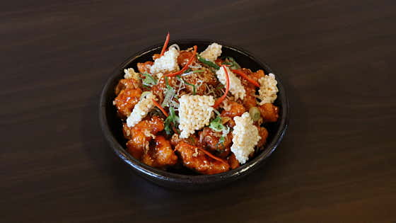 누룽지 달콤 강정 메뉴 사진(네이버)
