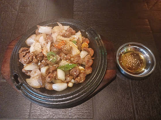 똥집볶음 메뉴 사진(네이버)
