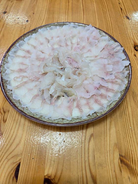 쫄깃한 꽃장치회 메뉴 사진(네이버)