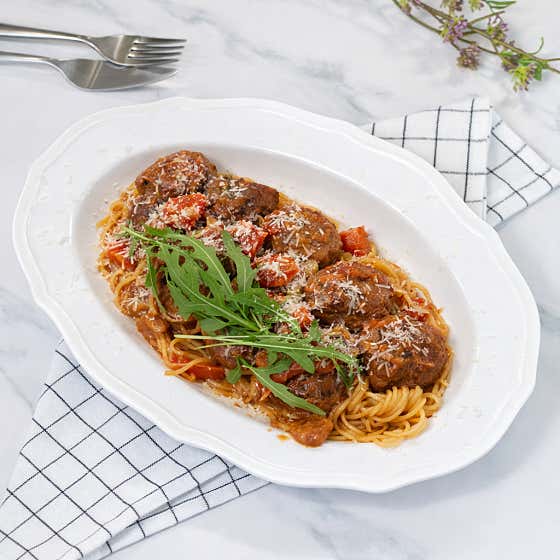 미트볼토마토스파게티 메뉴 사진(네이버)