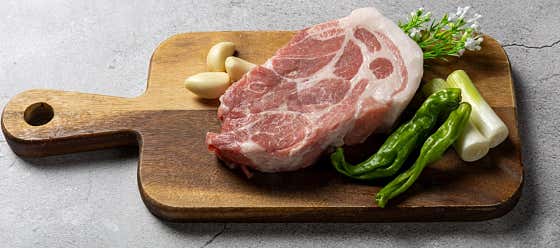 꽃목살(150g) 메뉴 사진(네이버)