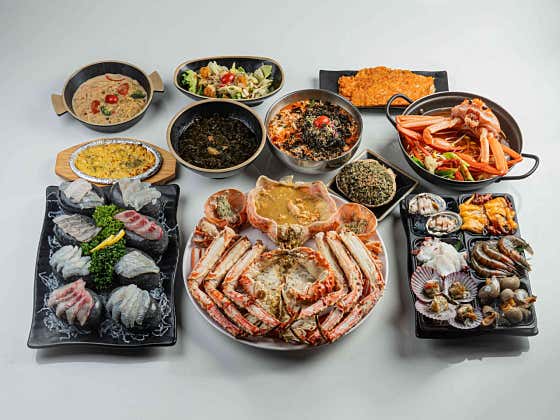 3인 킹크랩 + 대게 + 홍게 세트 메뉴 사진(네이버)