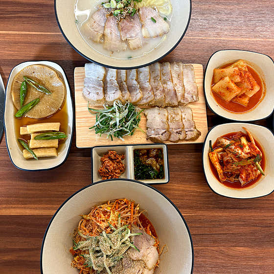 국수요리세트 2인 메뉴 사진(네이버)