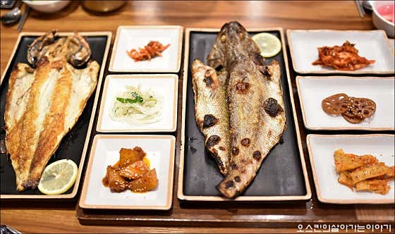 화덕구이 (민어) 정식 메뉴 사진(네이버)