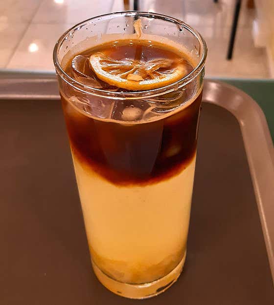 레몬아메리카노 메뉴 사진(네이버)