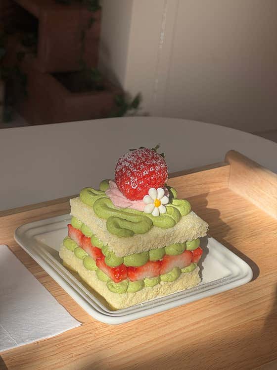 제주 말차 딸기 미니 빰 메뉴 사진(네이버)