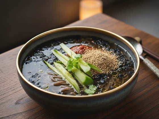 들기름 막국수 메뉴 사진(네이버)