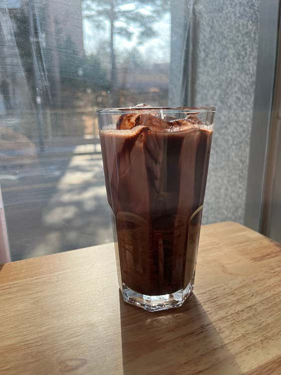 아이스 초코 메뉴 사진(네이버)
