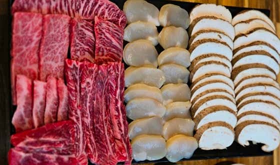 장흥식 삼합 중 메뉴 사진(네이버)