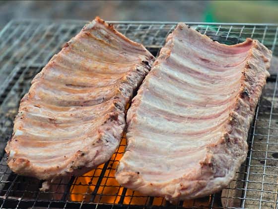 등갈비 100g 메뉴 사진(네이버)