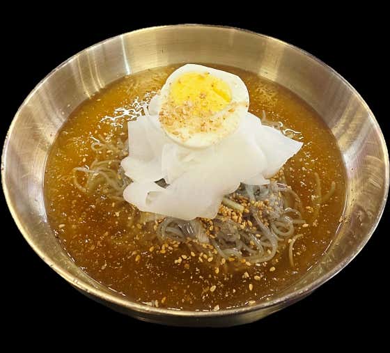 거창한 물냉면 메뉴 사진(네이버)