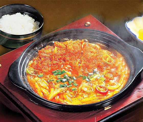 김치가쯔돈 메뉴 사진(네이버)