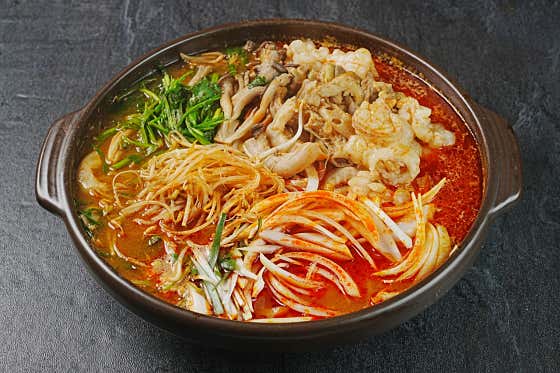 미나리한우곱창전골 메뉴 사진(네이버)