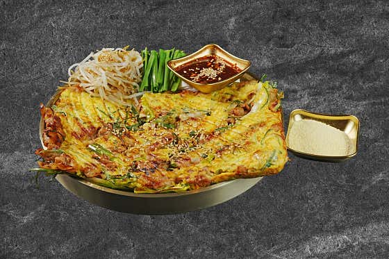 지단파채삼겹육전 메뉴 사진(네이버)