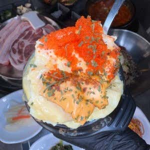 날치계(날치알치즈계란찜) 메뉴 사진(네이버)