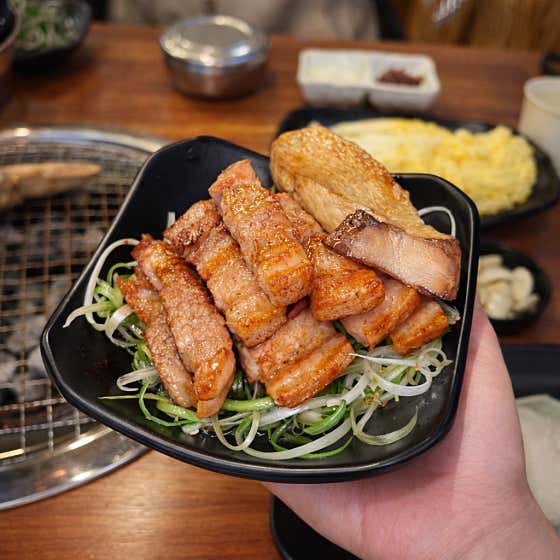 삼겹살(120g) 메뉴 사진(네이버)