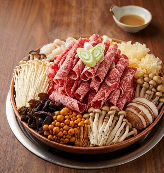 8가지버섯 1++ 한우 불고기 메뉴 사진(네이버)