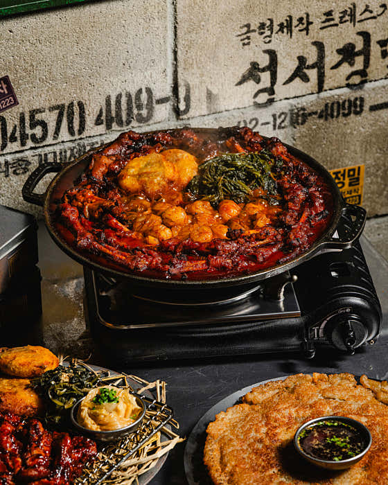 짚뿔닭발 매장 분위기